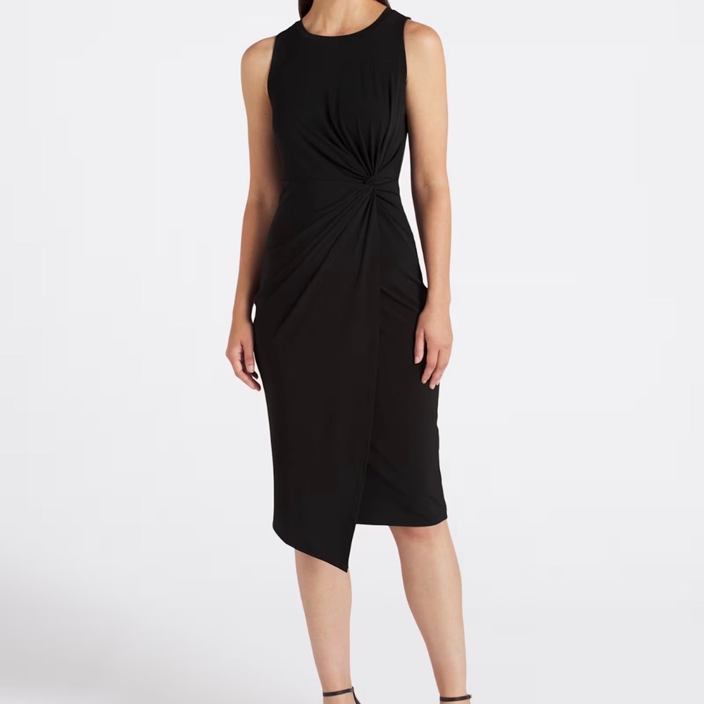 Nine Britton Black Asymmetrical Dress